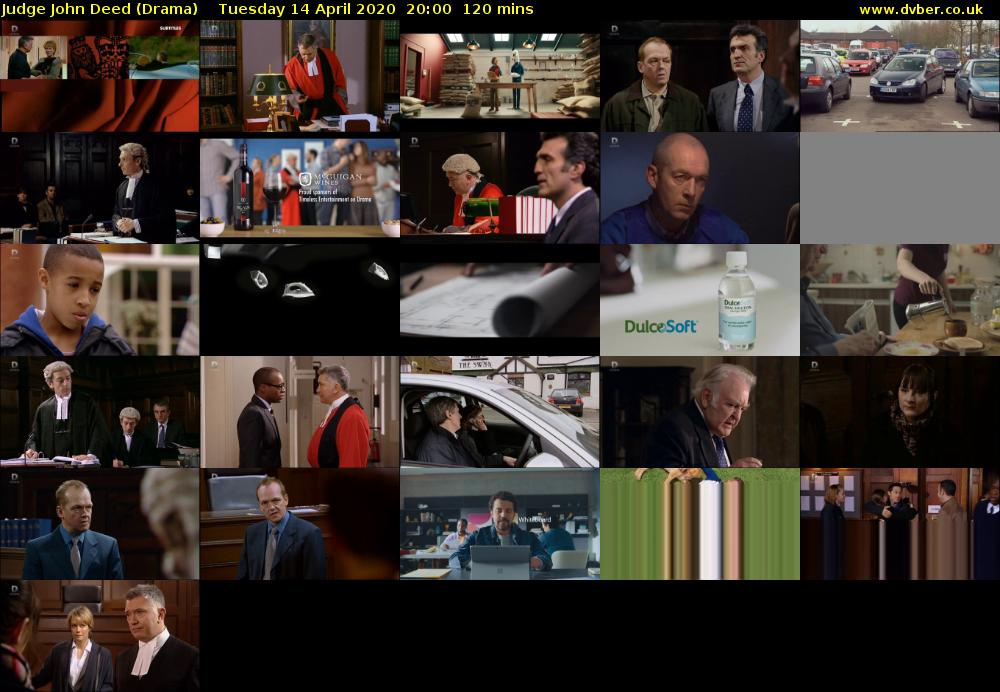 Judge John Deed (Drama) Tuesday 14 April 2020 20:00 - 22:00