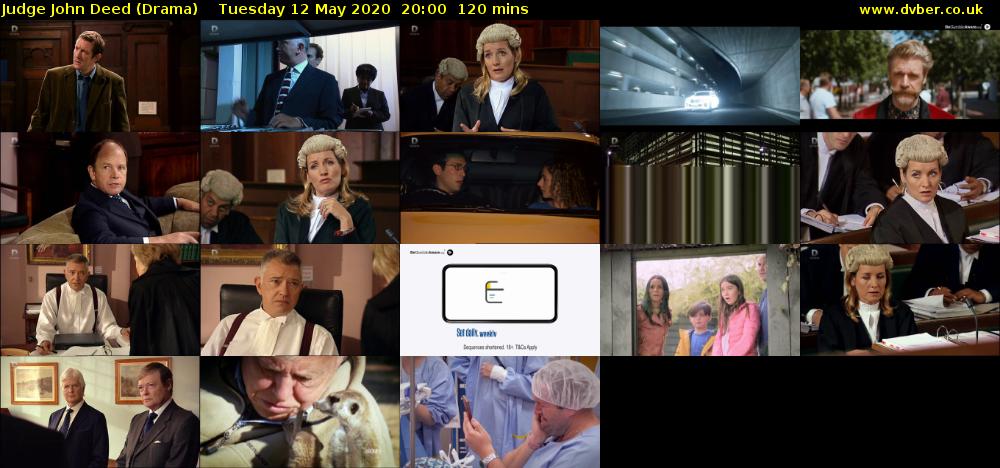 Judge John Deed (Drama) Tuesday 12 May 2020 20:00 - 22:00