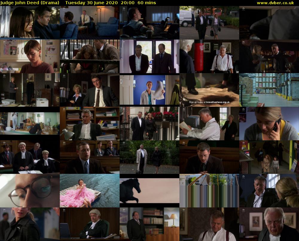 Judge John Deed (Drama) Tuesday 30 June 2020 20:00 - 21:00
