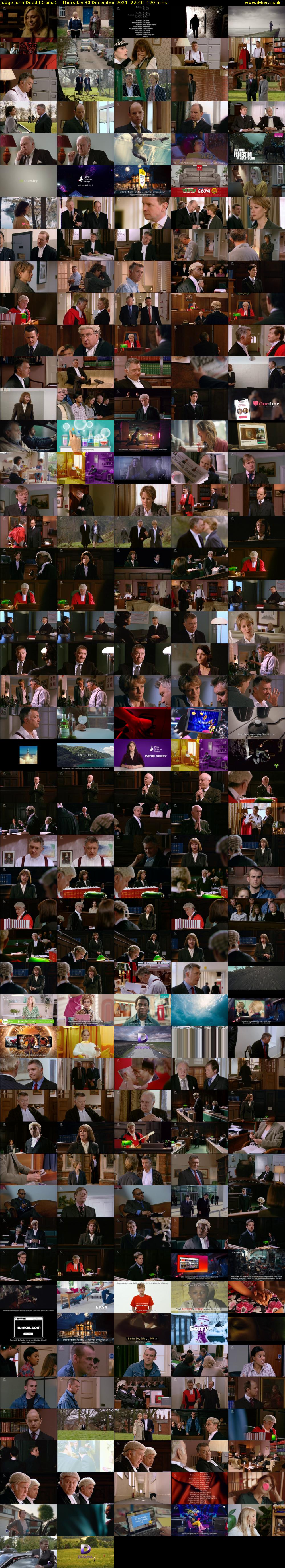 Judge John Deed (Drama) Thursday 30 December 2021 22:40 - 00:40