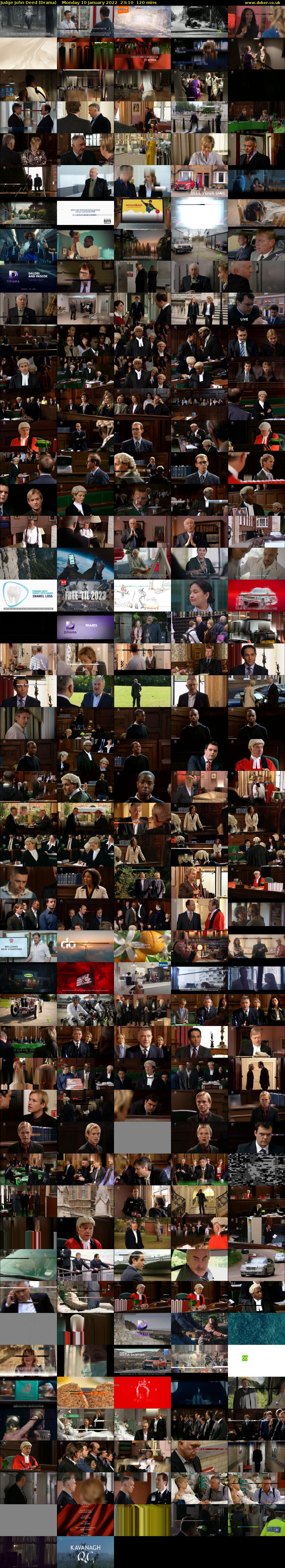 Judge John Deed (Drama) Monday 10 January 2022 23:10 - 01:10