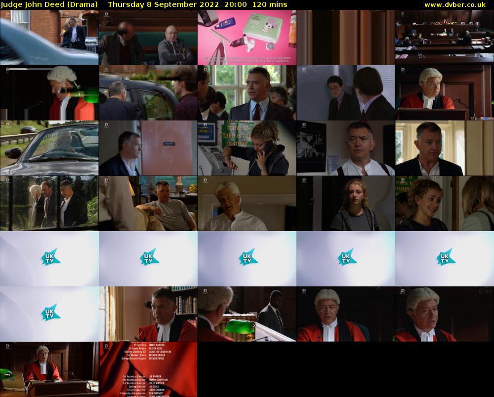 Judge John Deed (Drama) Thursday 8 September 2022 20:00 - 22:00