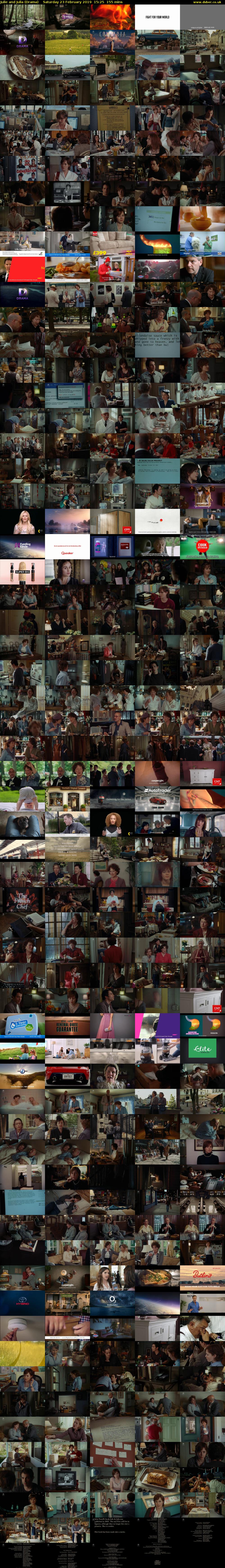 Julie and Julia (Drama) Saturday 23 February 2019 15:25 - 18:00