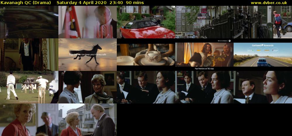 Kavanagh QC (Drama) Saturday 4 April 2020 23:40 - 01:10