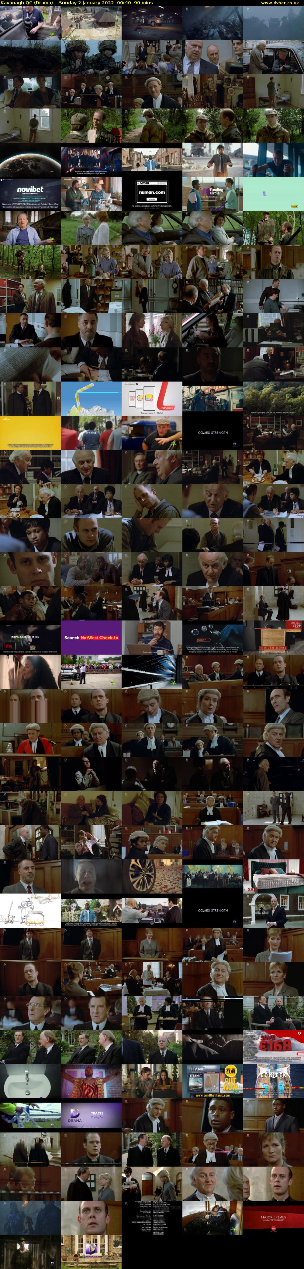 Kavanagh QC (Drama) Sunday 2 January 2022 00:40 - 02:10