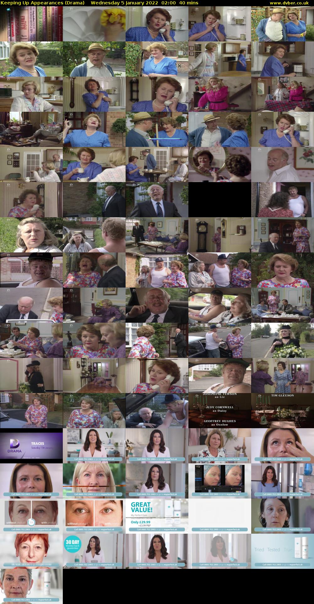 Keeping Up Appearances (Drama) Wednesday 5 January 2022 02:00 - 02:40