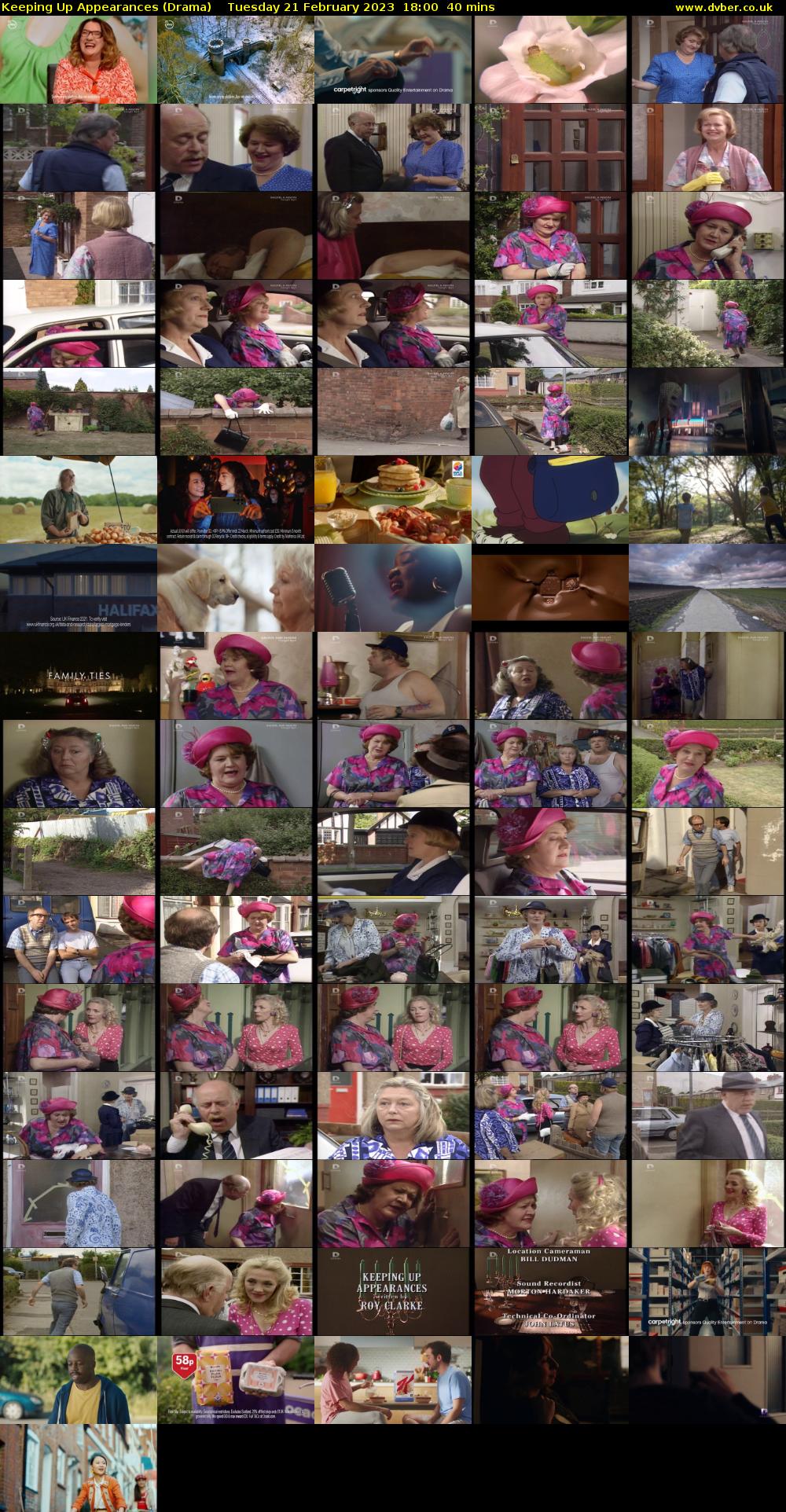 Keeping Up Appearances (Drama) Tuesday 21 February 2023 18:00 - 18:40