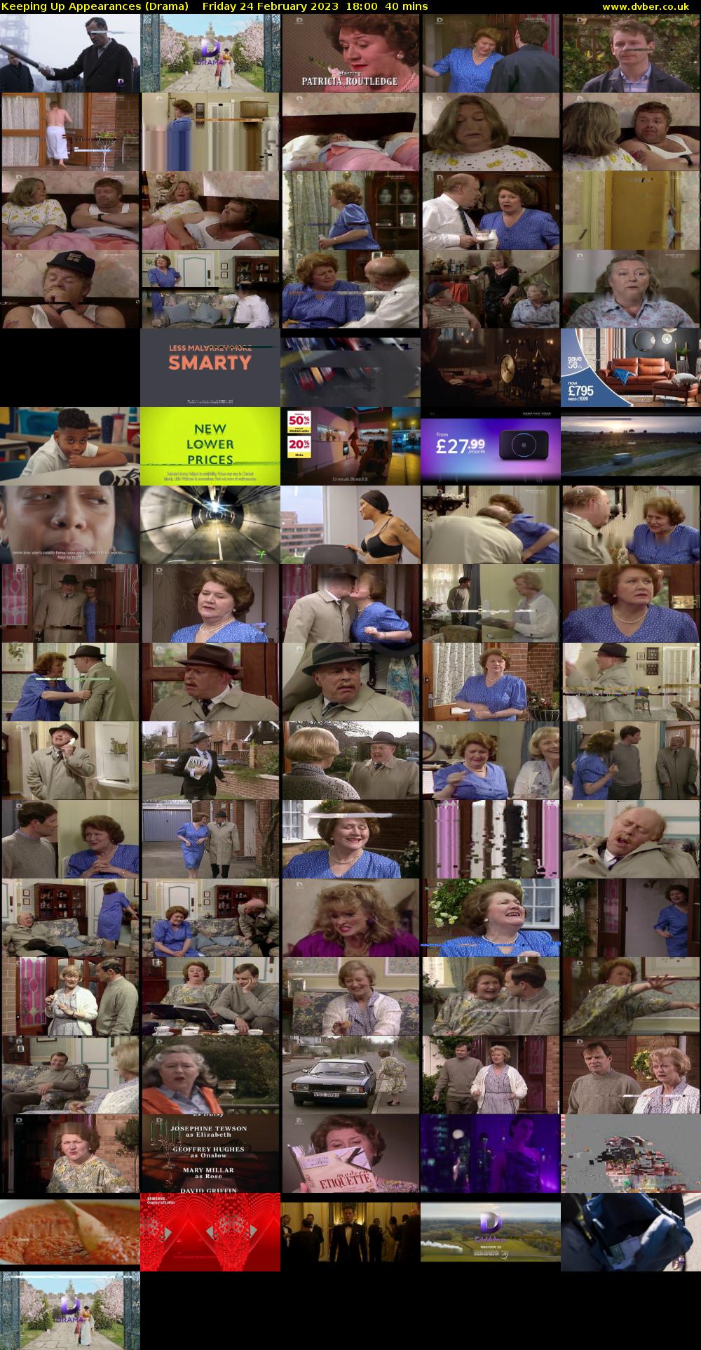Keeping Up Appearances (Drama) Friday 24 February 2023 18:00 - 18:40