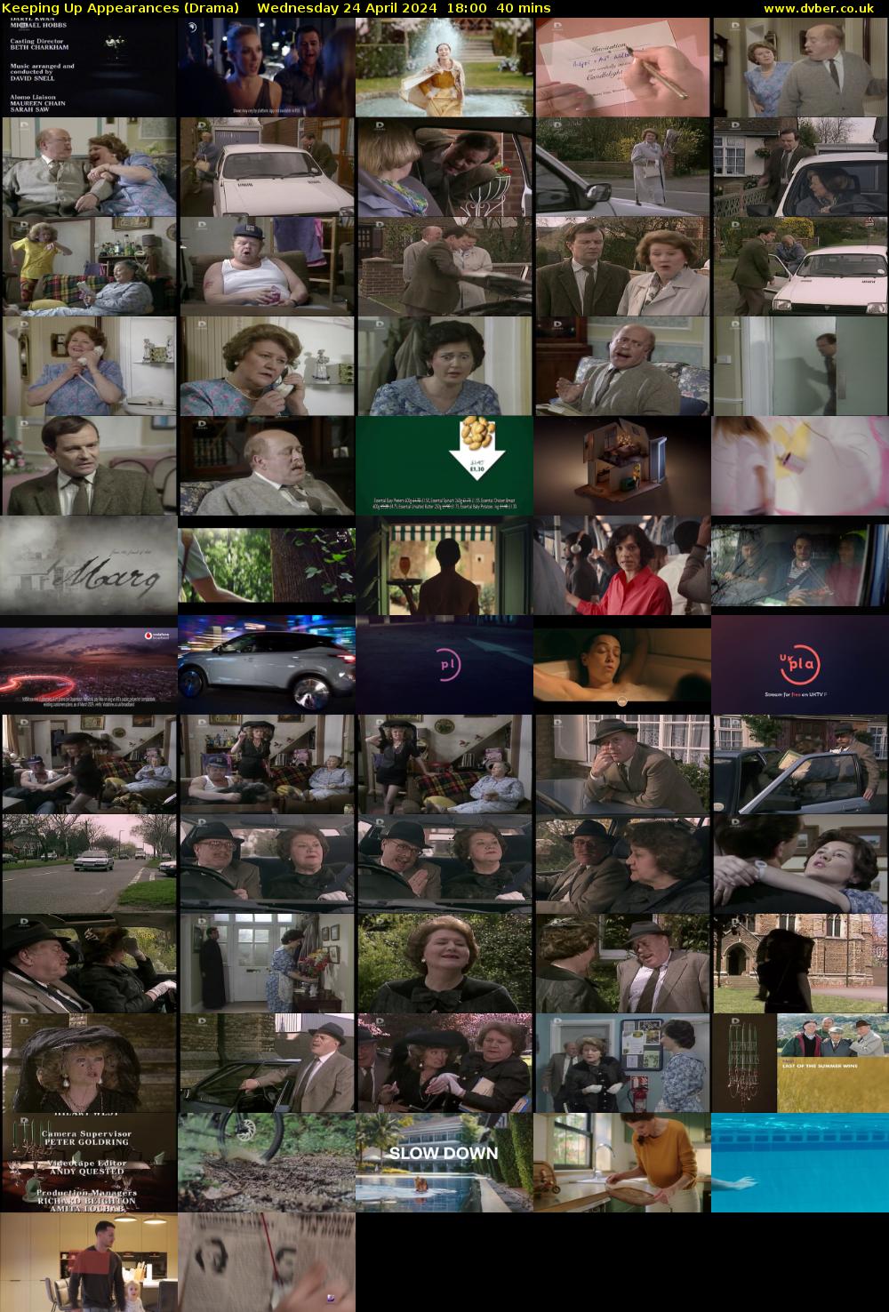 Keeping Up Appearances (Drama) Wednesday 24 April 2024 18:00 - 18:40
