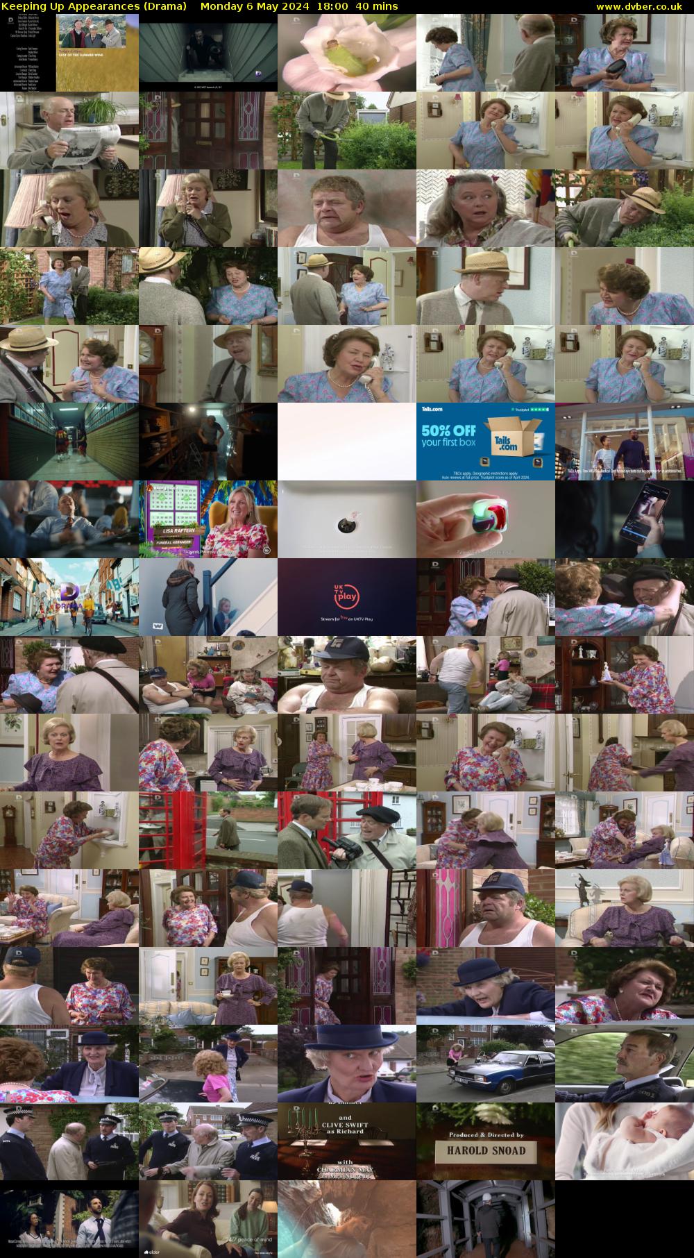 Keeping Up Appearances (Drama) Monday 6 May 2024 18:00 - 18:40