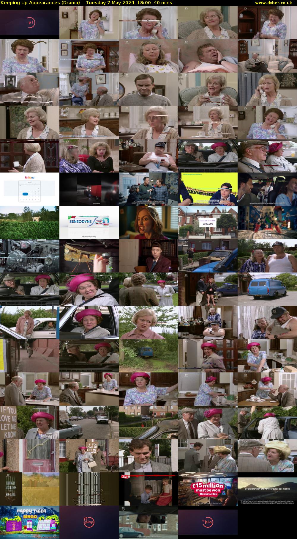 Keeping Up Appearances (Drama) Tuesday 7 May 2024 18:00 - 18:40