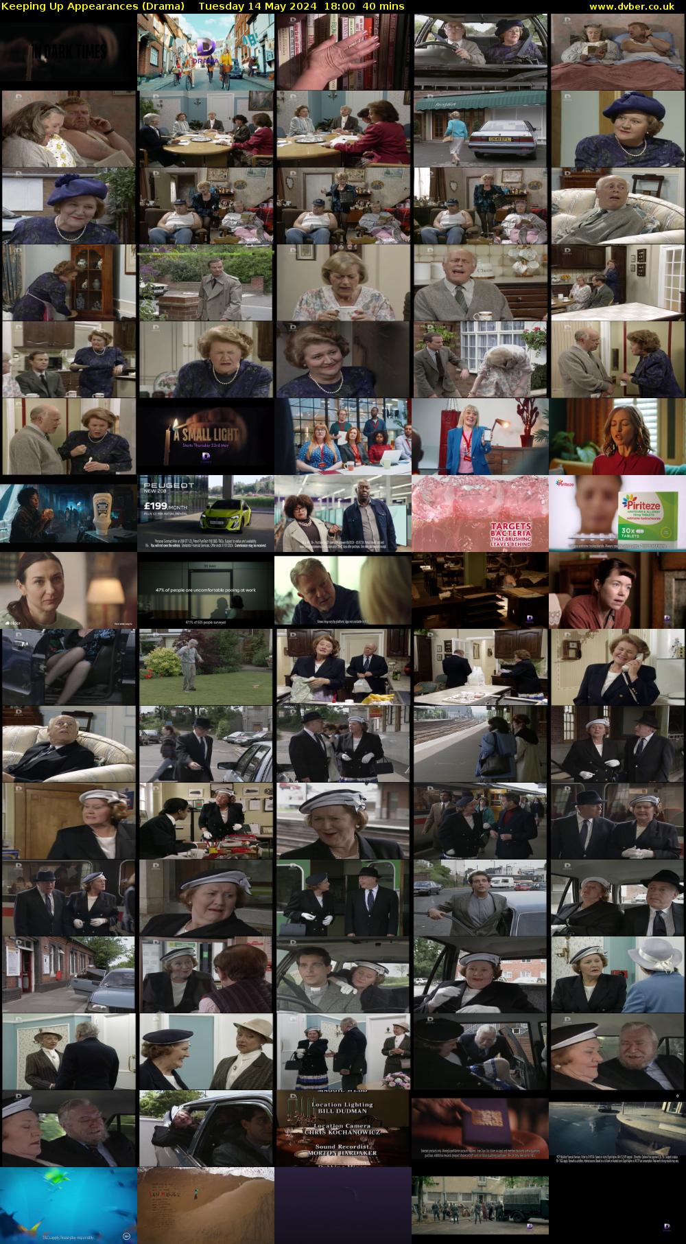 Keeping Up Appearances (Drama) Tuesday 14 May 2024 18:00 - 18:40