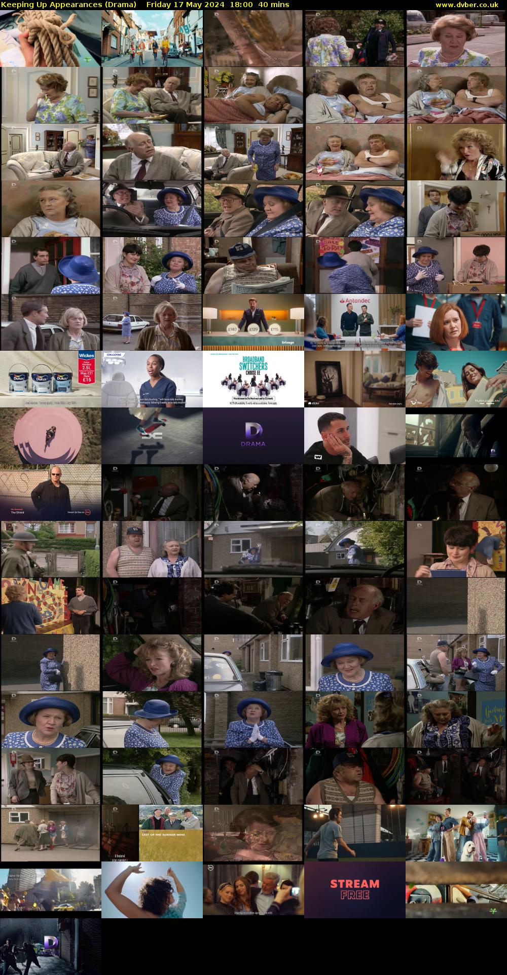 Keeping Up Appearances (Drama) Friday 17 May 2024 18:00 - 18:40