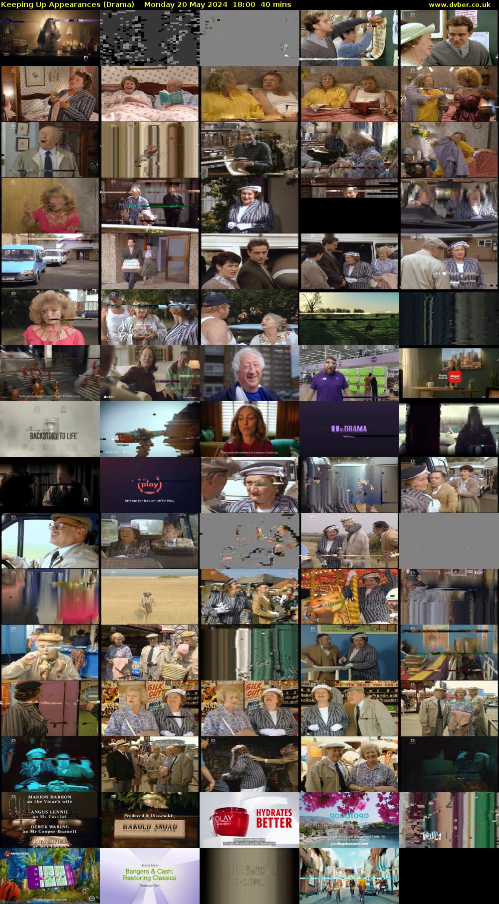 Keeping Up Appearances (Drama) Monday 20 May 2024 18:00 - 18:40