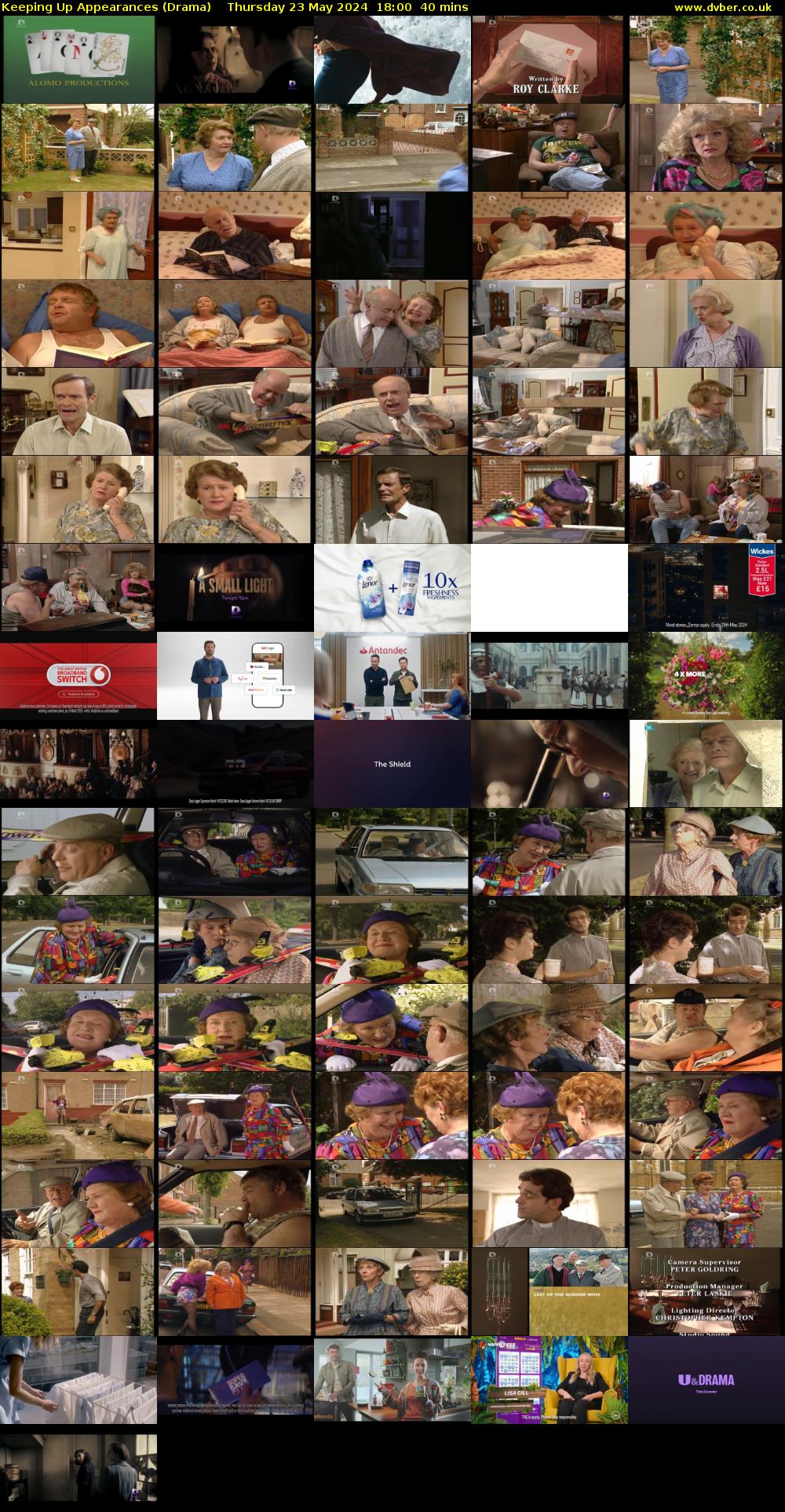 Keeping Up Appearances (Drama) Thursday 23 May 2024 18:00 - 18:40