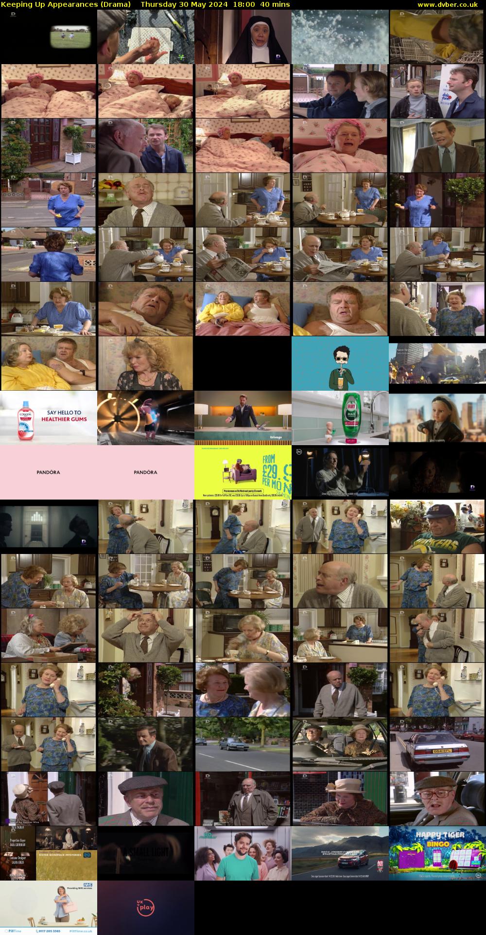 Keeping Up Appearances (Drama) Thursday 30 May 2024 18:00 - 18:40