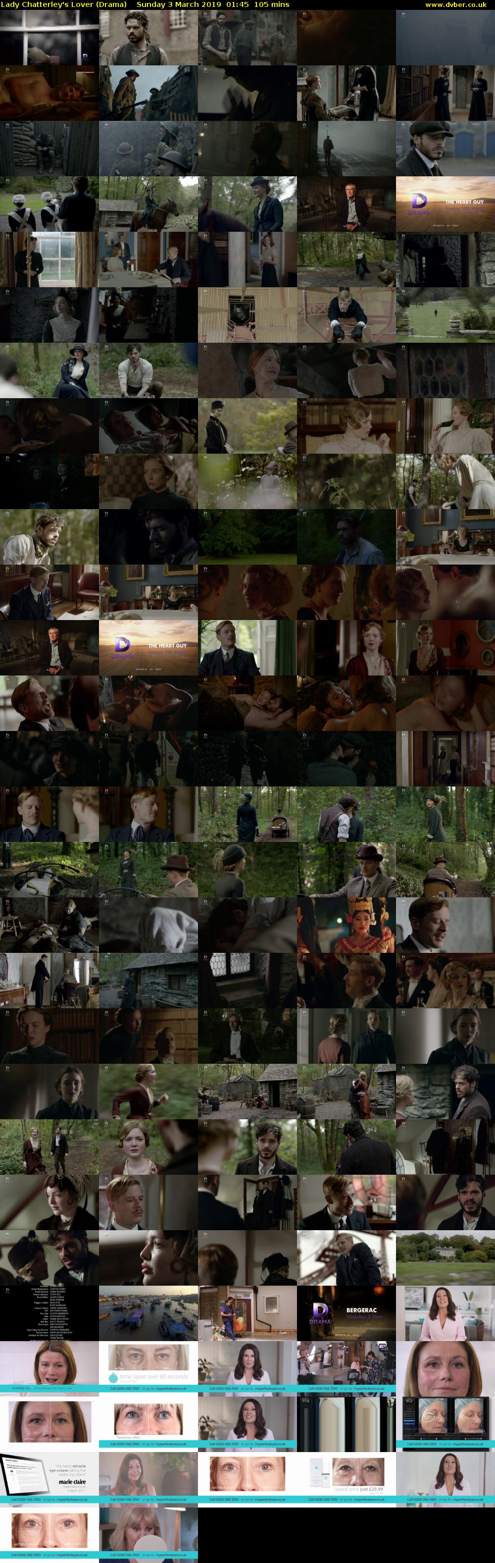 Lady Chatterley's Lover (Drama) Sunday 3 March 2019 01:45 - 03:30