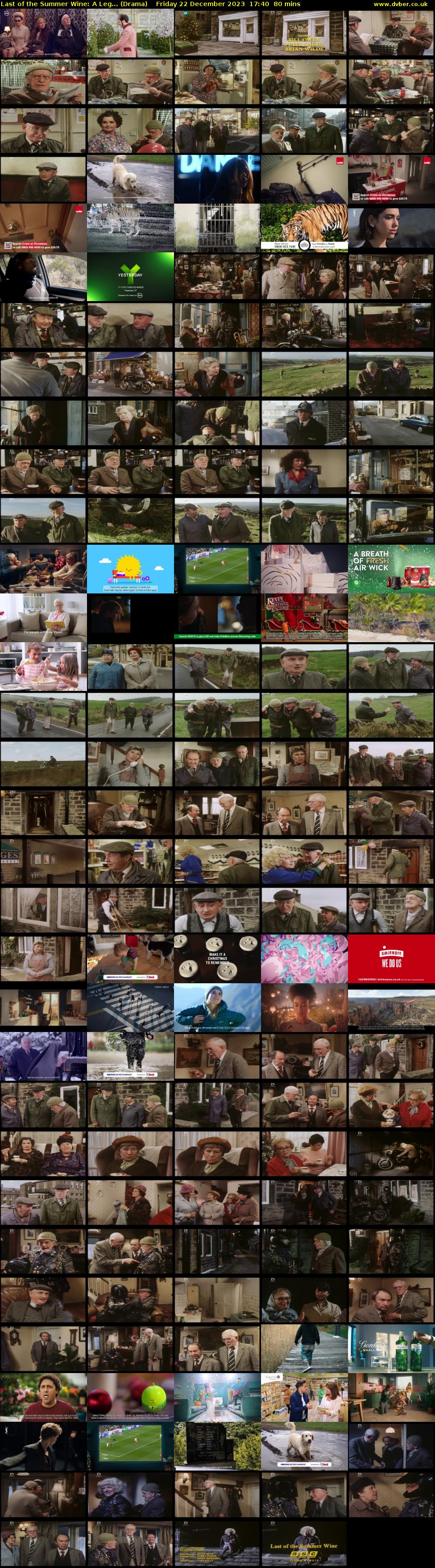 Last of the Summer Wine: A Leg... (Drama) Friday 22 December 2023 17:40 - 19:00