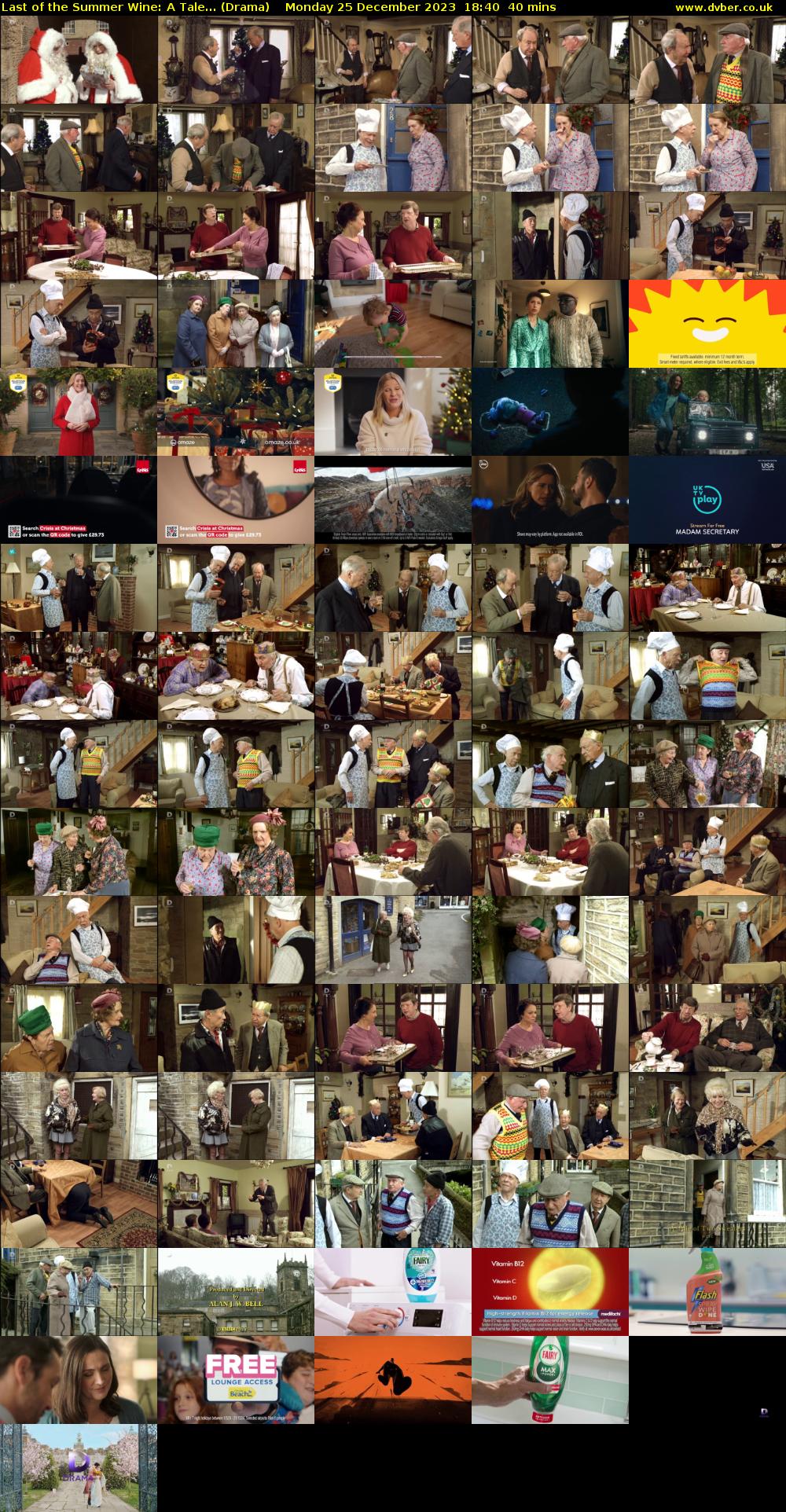 Last of the Summer Wine: A Tale... (Drama) Monday 25 December 2023 18:40 - 19:20