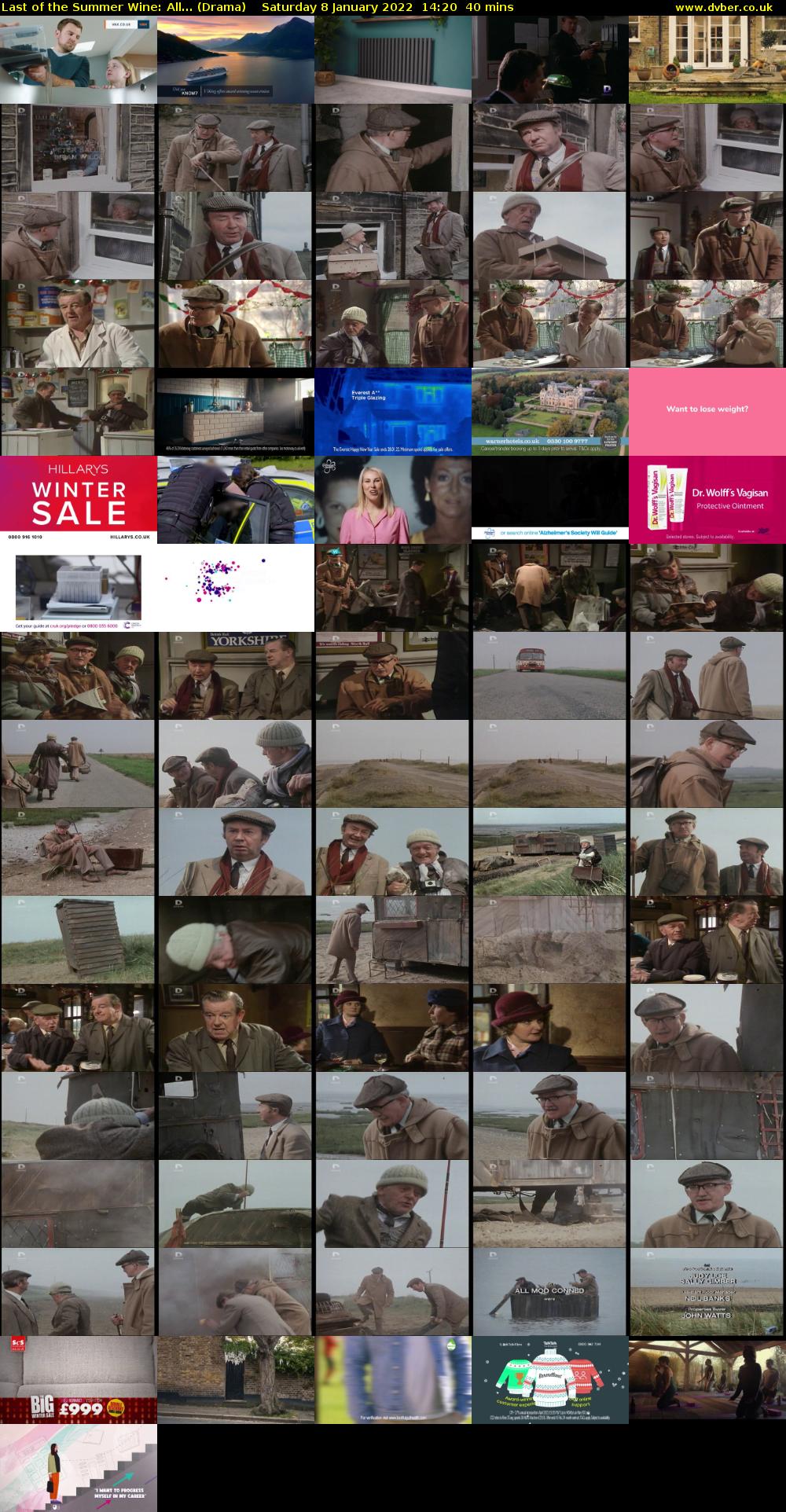 Last of the Summer Wine: All... (Drama) Saturday 8 January 2022 14:20 - 15:00