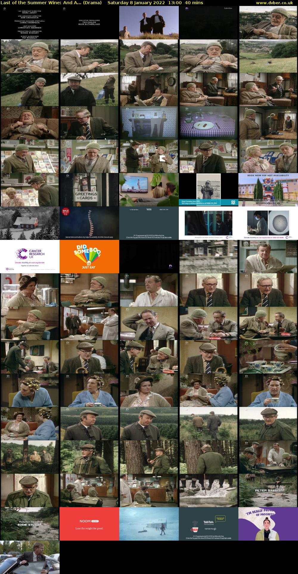 Last of the Summer Wine: And A... (Drama) Saturday 8 January 2022 13:00 - 13:40