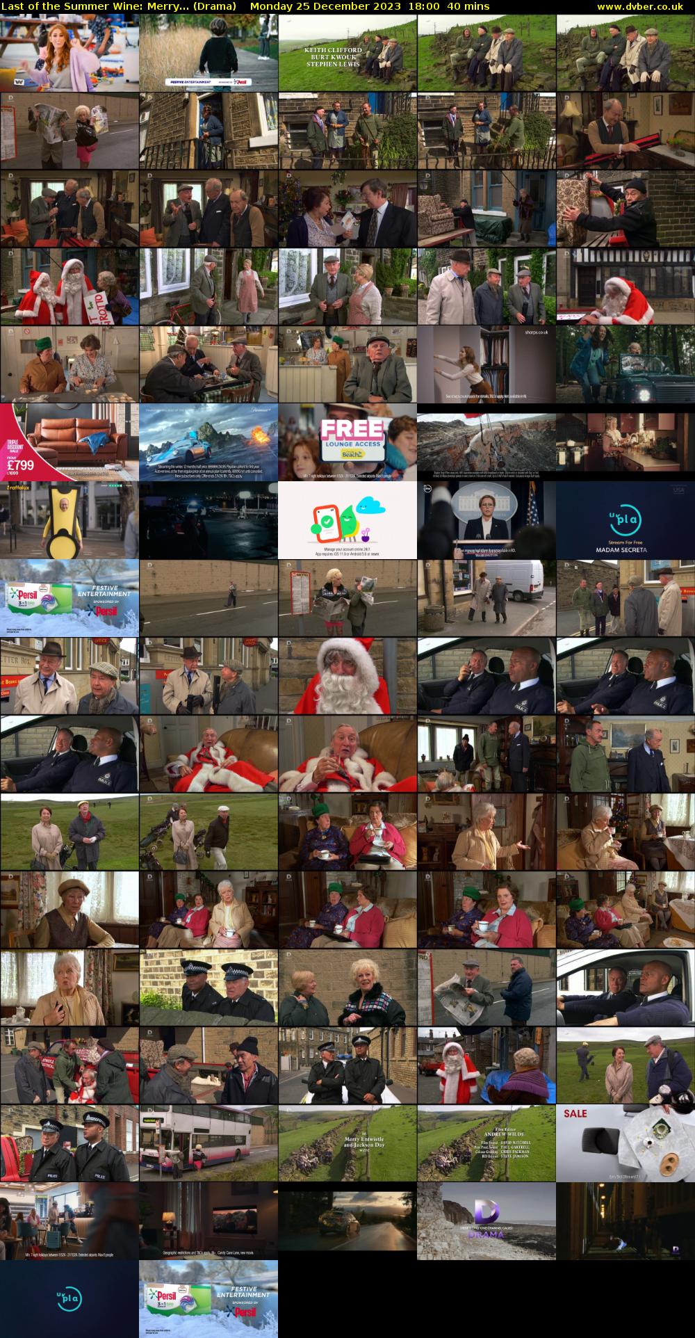 Last of the Summer Wine: Merry... (Drama) Monday 25 December 2023 18:00 - 18:40
