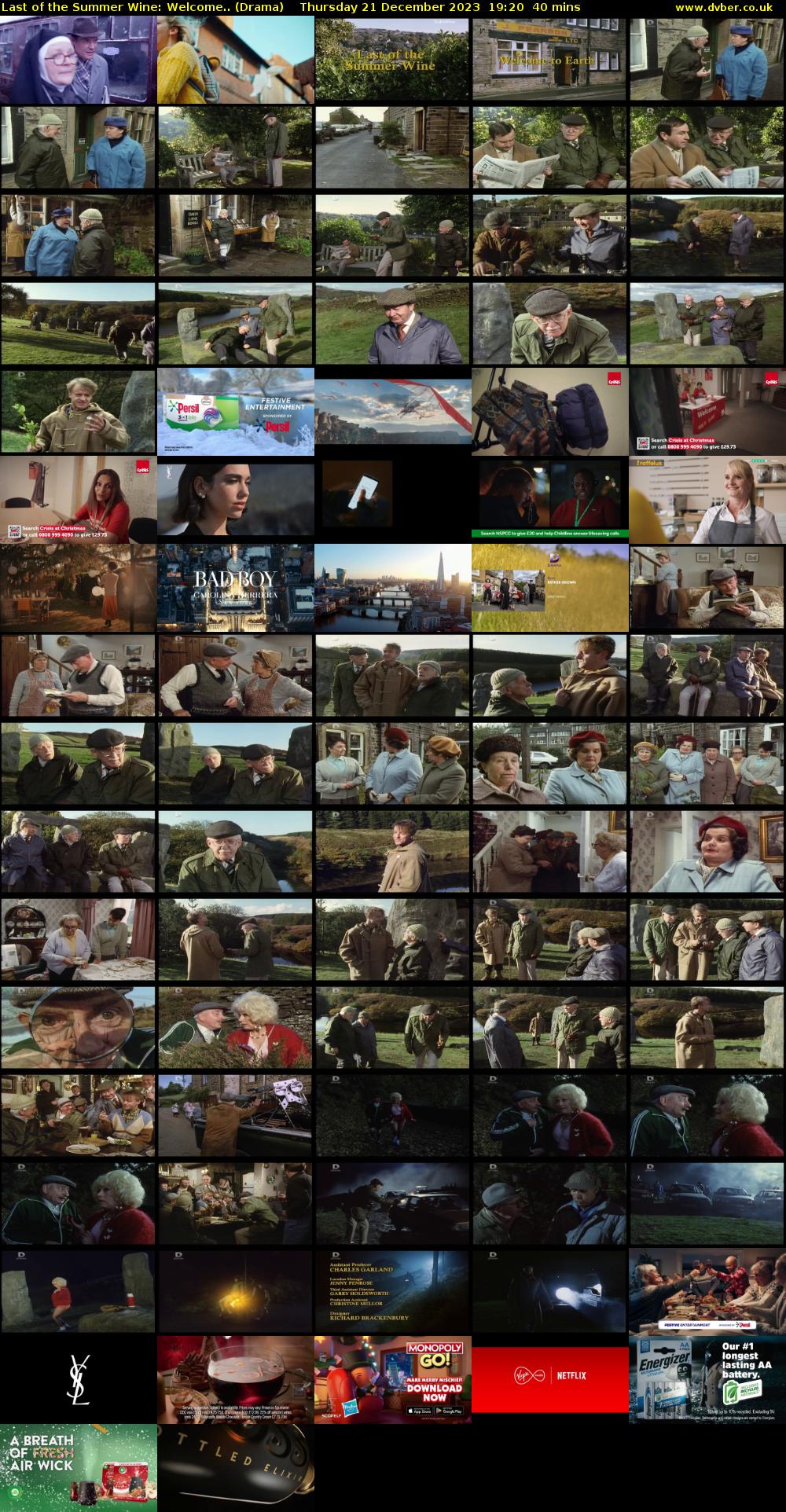 Last of the Summer Wine: Welcome.. (Drama) Thursday 21 December 2023 19:20 - 20:00