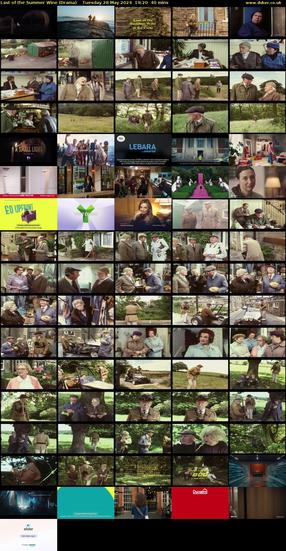 Last of the Summer Wine (Drama) Tuesday 28 May 2024 19:20 - 20:00