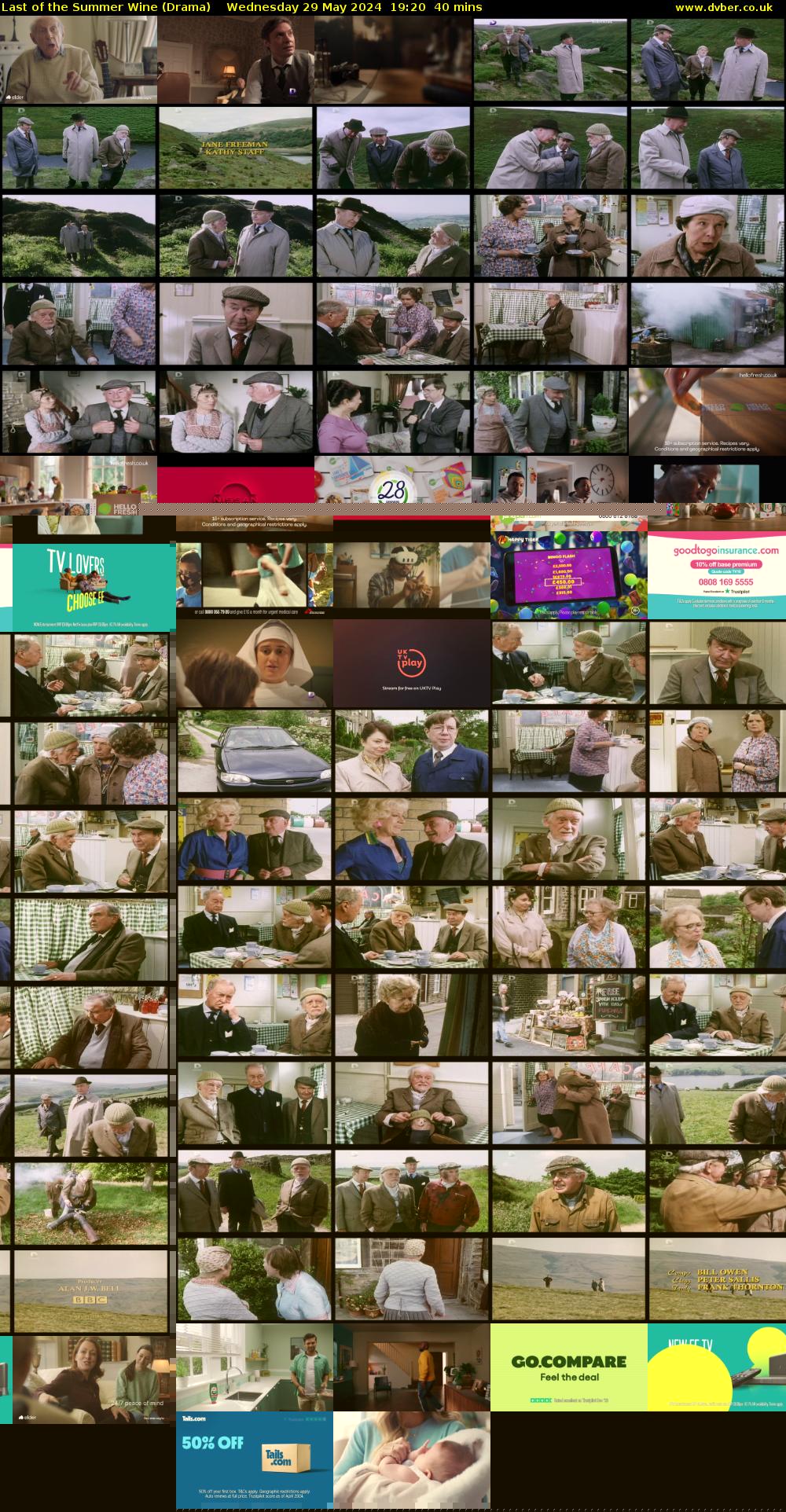 Last of the Summer Wine (Drama) Wednesday 29 May 2024 19:20 - 20:00