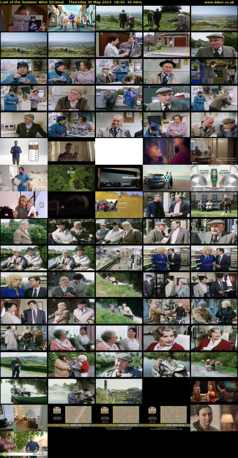 Last of the Summer Wine (Drama) Thursday 30 May 2024 18:40 - 19:20