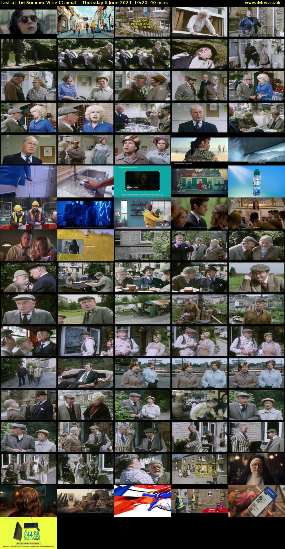 Last of the Summer Wine (Drama) Thursday 6 June 2024 19:20 - 20:00