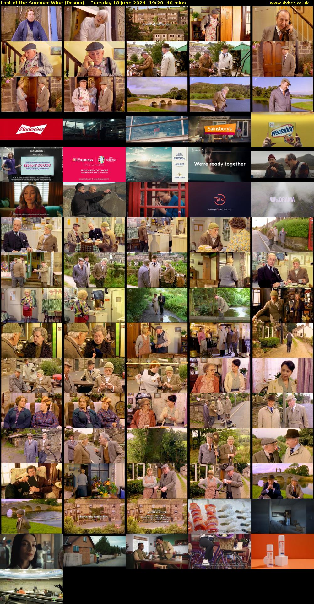 Last of the Summer Wine (Drama) Tuesday 18 June 2024 19:20 - 20:00