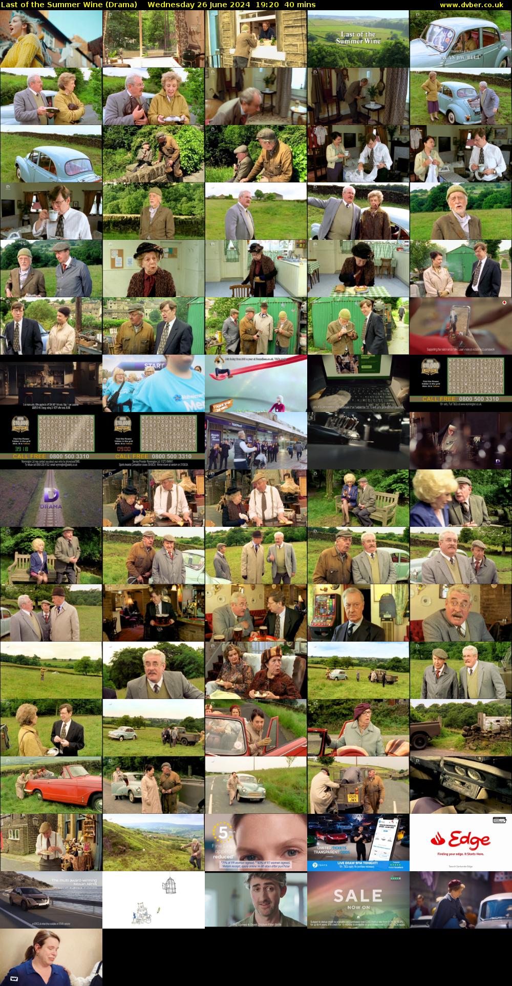Last of the Summer Wine (Drama) Wednesday 26 June 2024 19:20 - 20:00