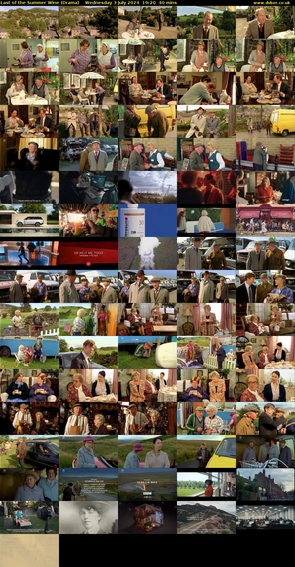 Last of the Summer Wine (Drama) Wednesday 3 July 2024 19:20 - 20:00