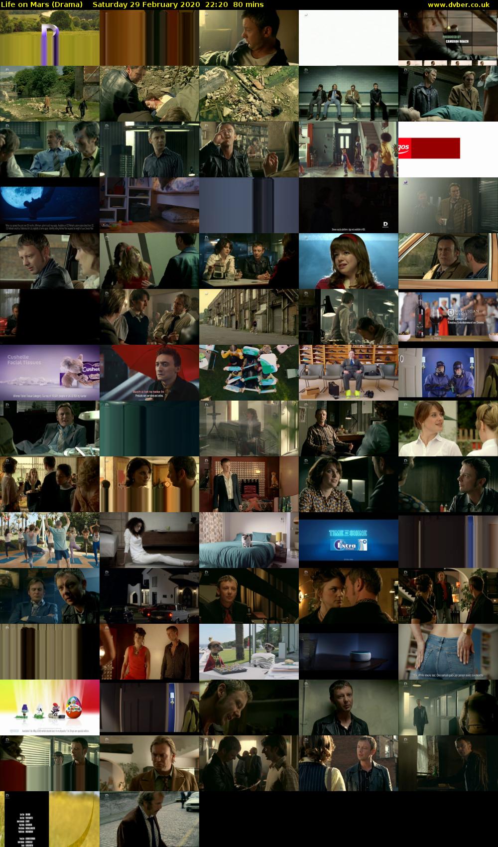 Life on Mars (Drama) Saturday 29 February 2020 22:20 - 23:40