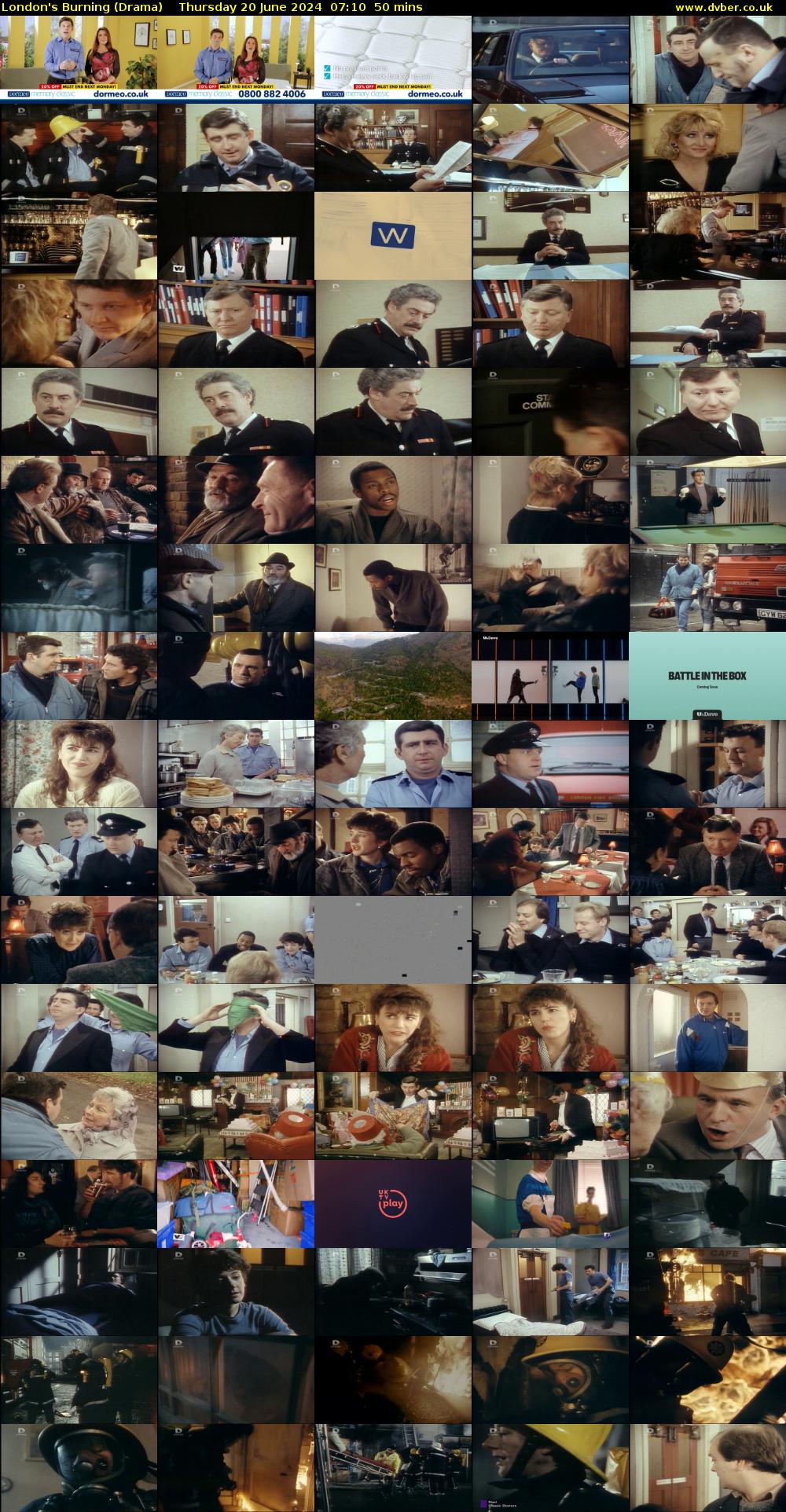 London's Burning (Drama) Thursday 20 June 2024 07:10 - 08:00
