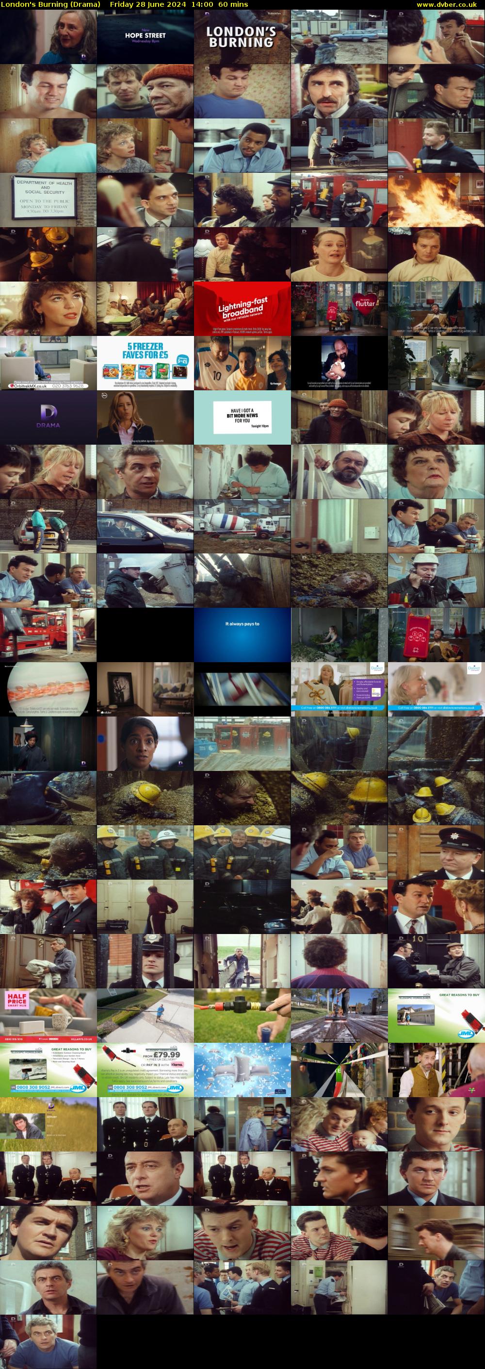 London's Burning (Drama) Friday 28 June 2024 14:00 - 15:00