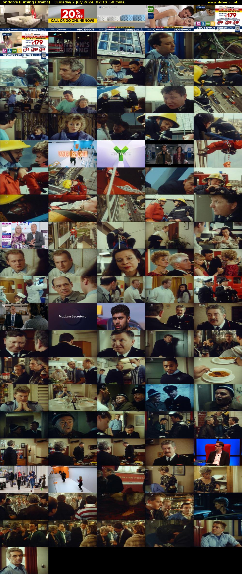 London's Burning (Drama) Tuesday 2 July 2024 07:10 - 08:00
