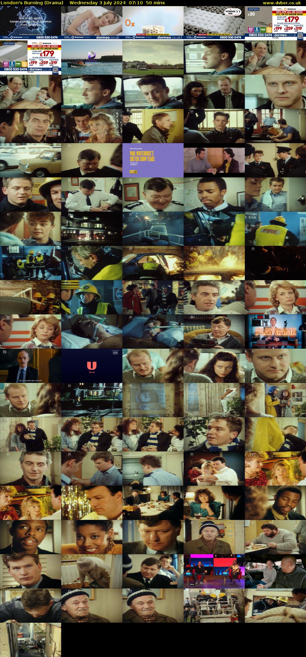 London's Burning (Drama) Wednesday 3 July 2024 07:10 - 08:00