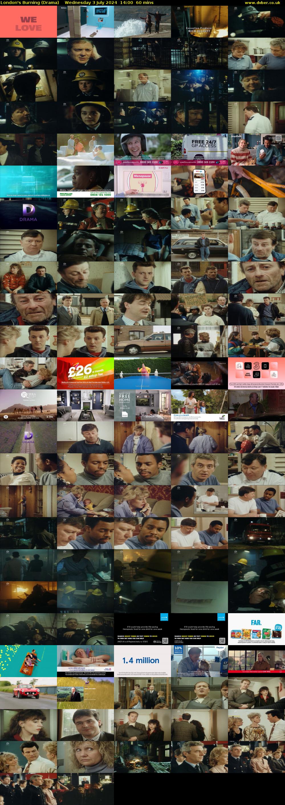 London's Burning (Drama) Wednesday 3 July 2024 14:00 - 15:00
