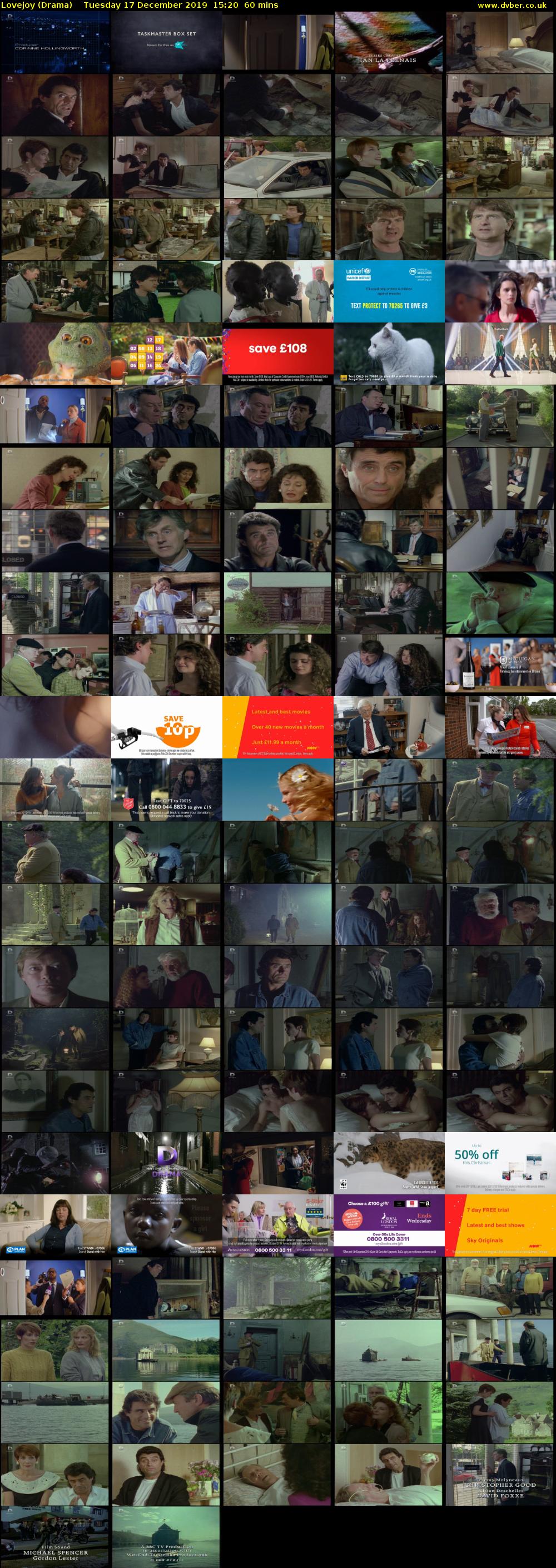 Lovejoy (Drama) Tuesday 17 December 2019 15:20 - 16:20