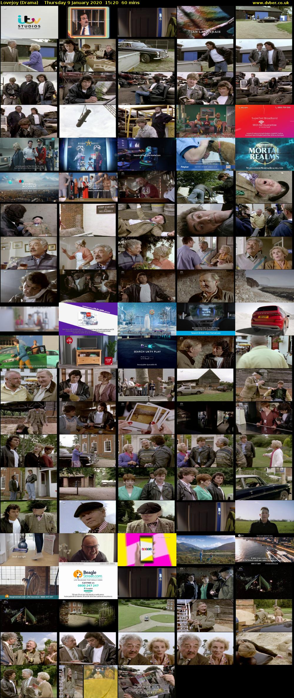 Lovejoy (Drama) Thursday 9 January 2020 15:20 - 16:20