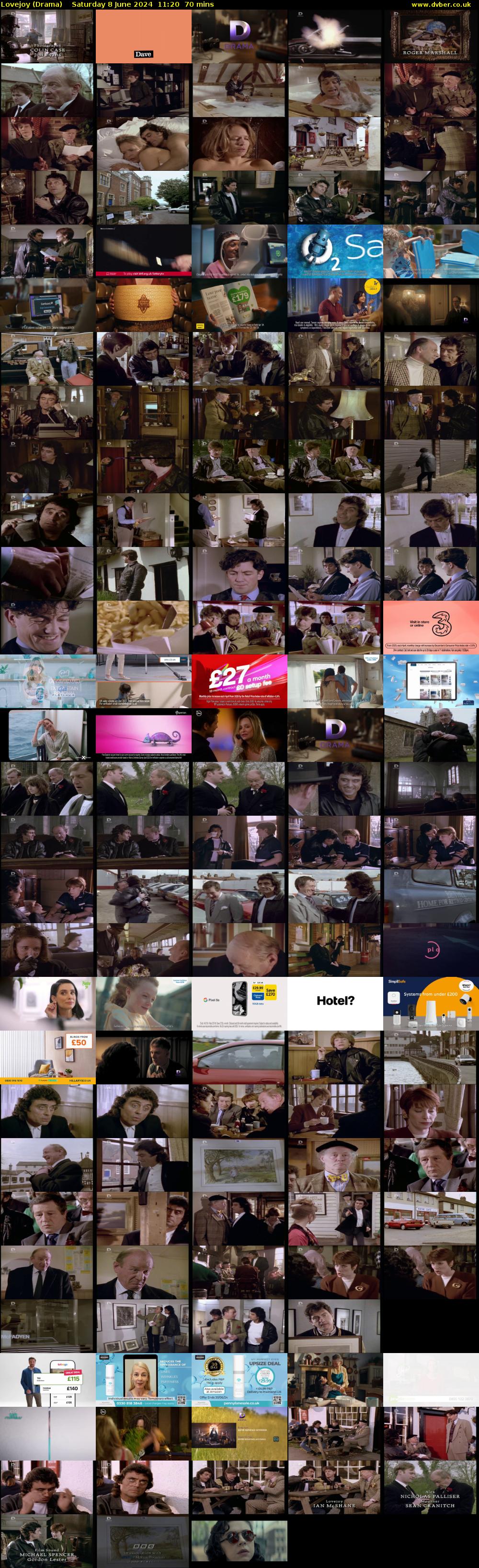 Lovejoy (Drama) Saturday 8 June 2024 11:20 - 12:30
