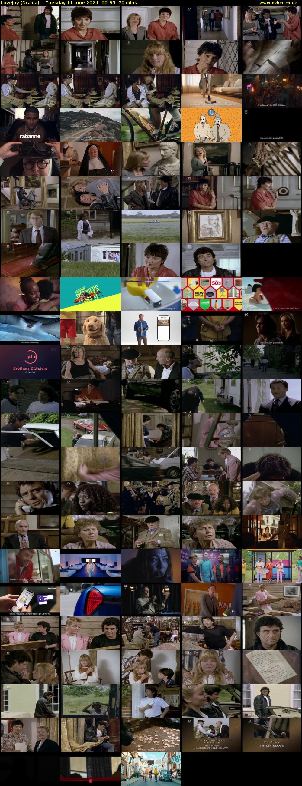 Lovejoy (Drama) Tuesday 11 June 2024 00:35 - 01:45