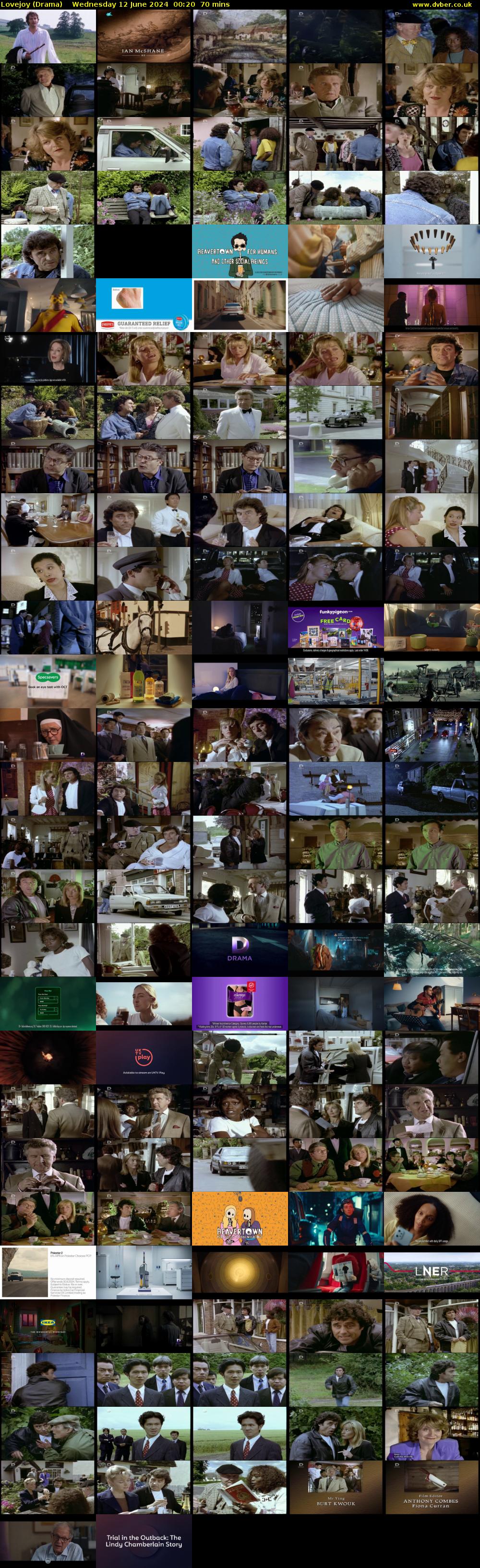 Lovejoy (Drama) Wednesday 12 June 2024 00:20 - 01:30