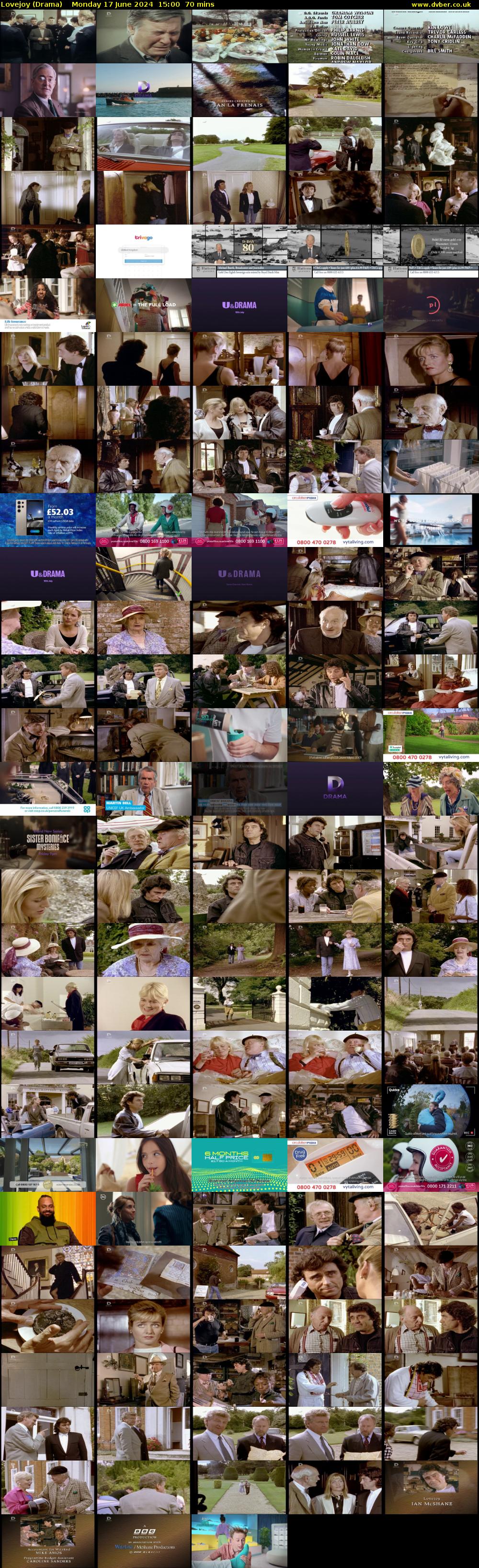 Lovejoy (Drama) Monday 17 June 2024 15:00 - 16:10