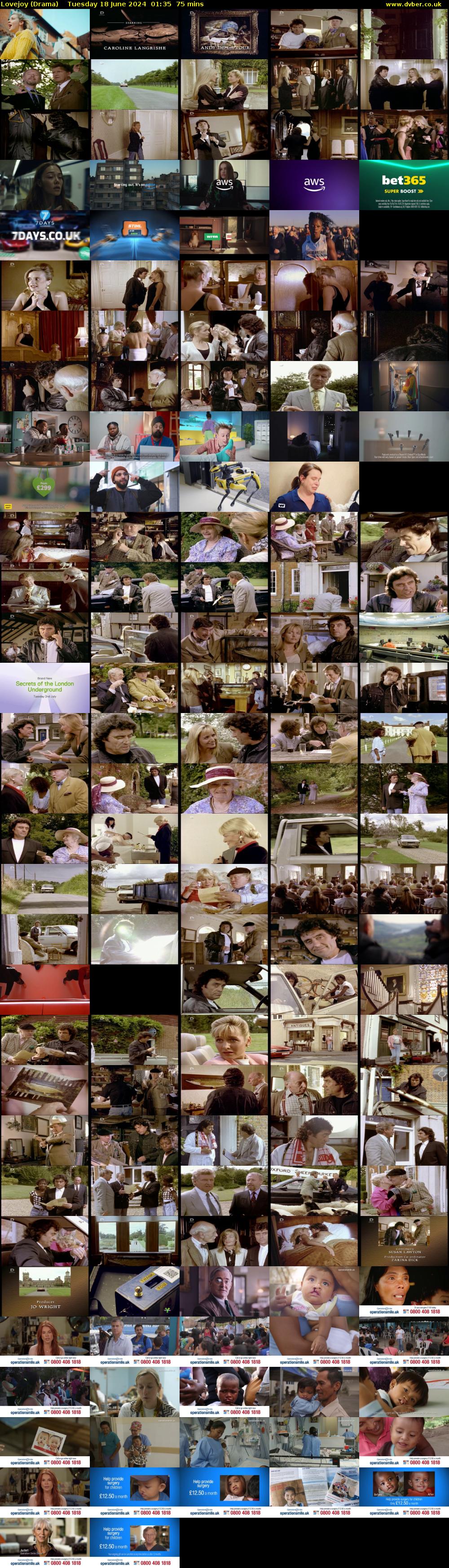 Lovejoy (Drama) Tuesday 18 June 2024 01:35 - 02:50