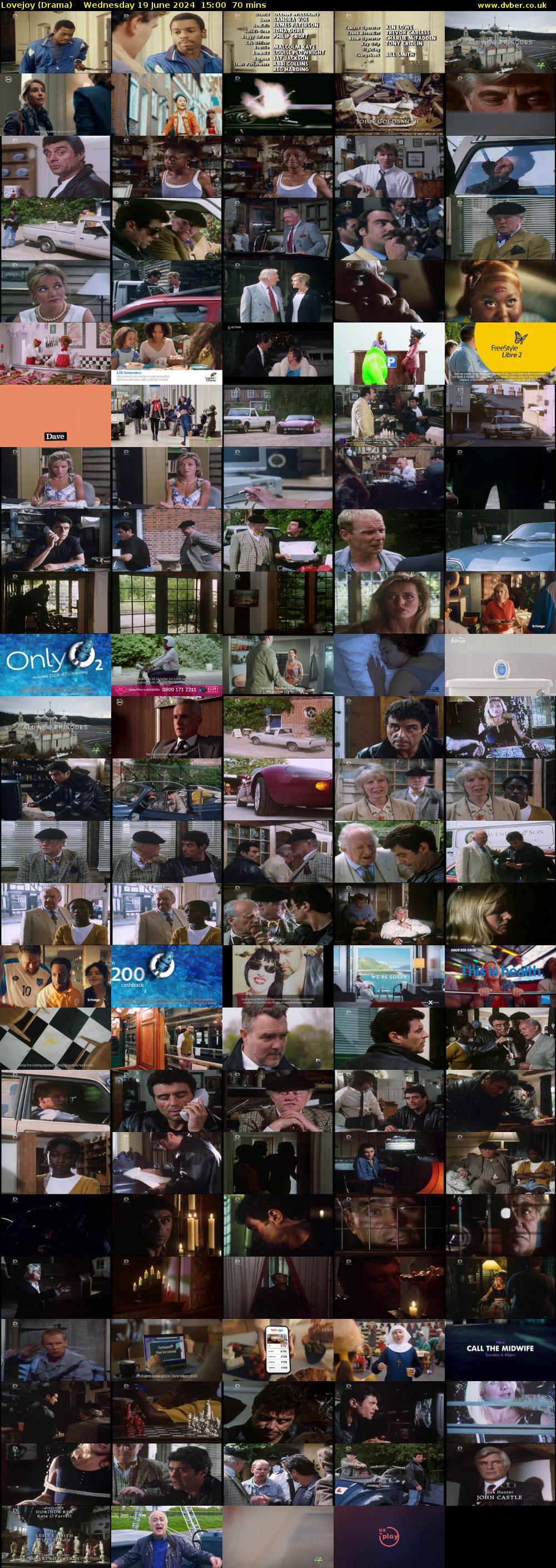 Lovejoy (Drama) Wednesday 19 June 2024 15:00 - 16:10