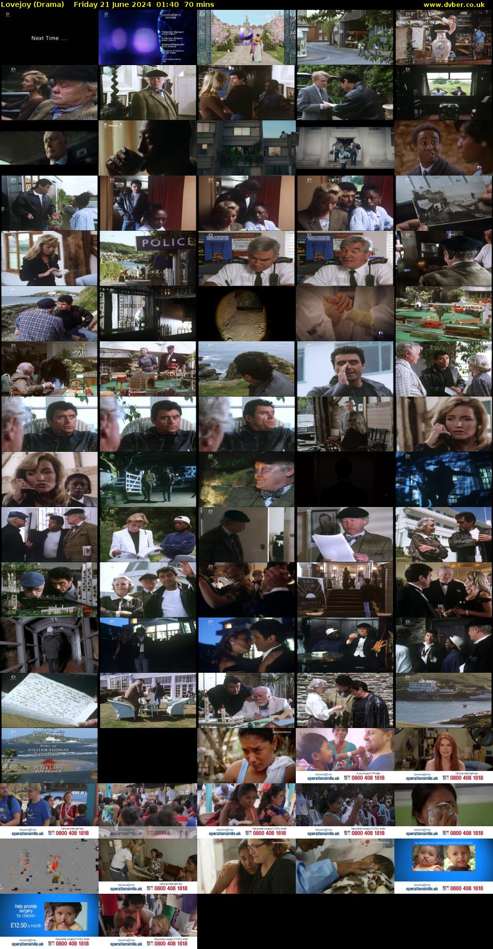 Lovejoy (Drama) Friday 21 June 2024 01:40 - 02:50
