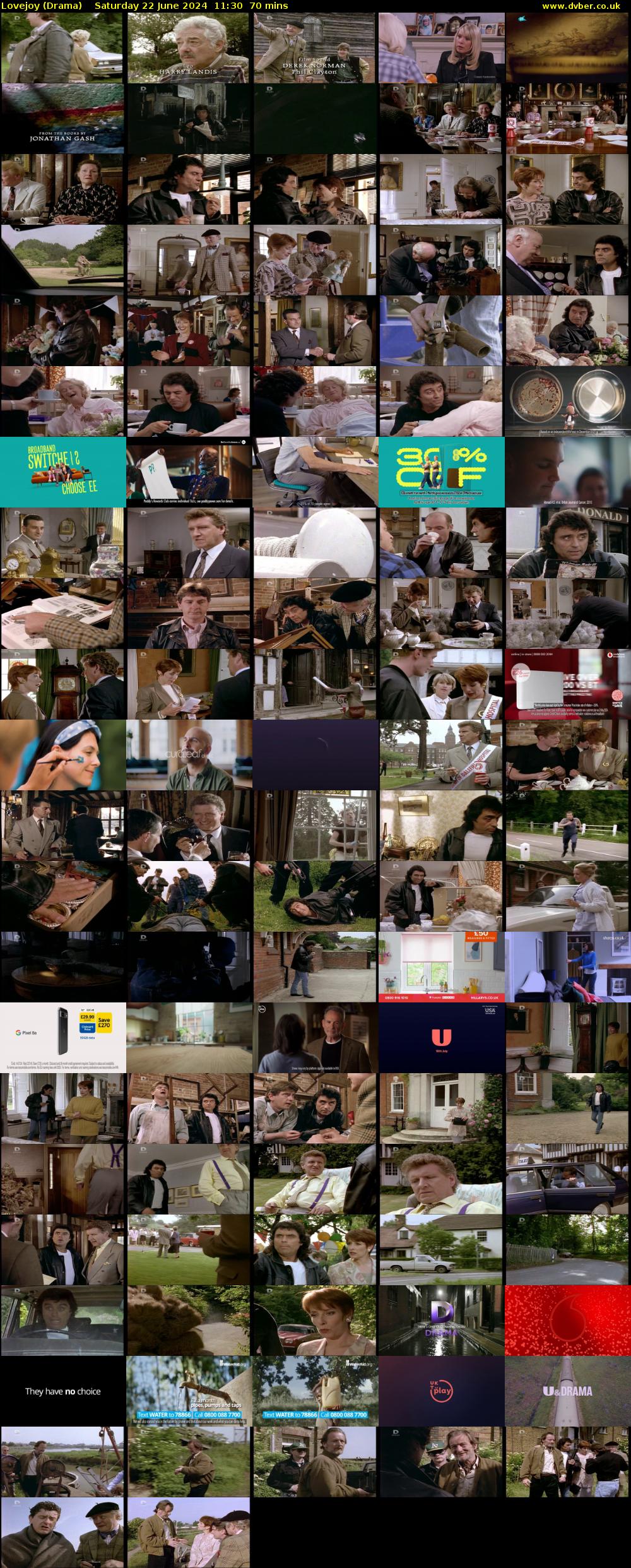 Lovejoy (Drama) Saturday 22 June 2024 11:30 - 12:40